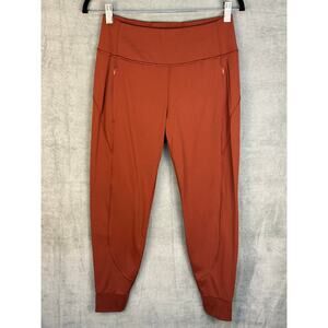 Athleta Pants Womens Extra Small Brown Distance Jogger Pockets Stretch Workout
